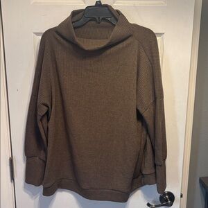 ANDREE BY UNIT Brown Knit Top